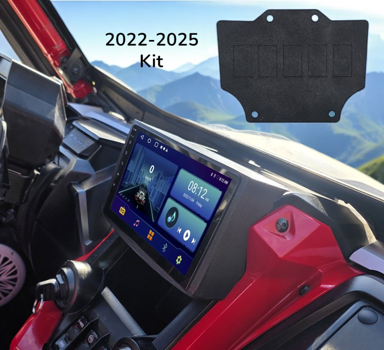 2022–2025 Live Valve Honda Talon Radio Kit – 9” Touchscreen with Backup Camera | Dash Enclosure &  Switch Relocation Plate