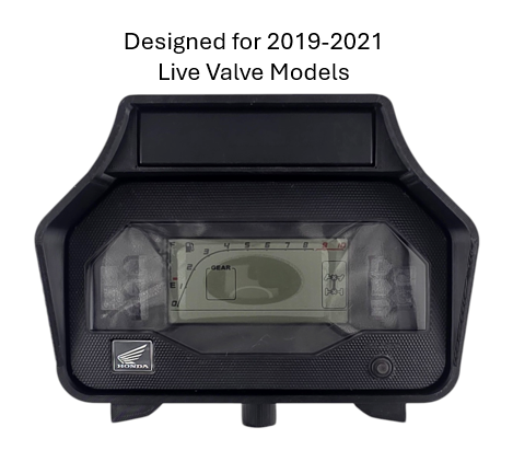 2019–2021 Honda Talon Gauge Relocation Enclosure – LIVE VALVE Models