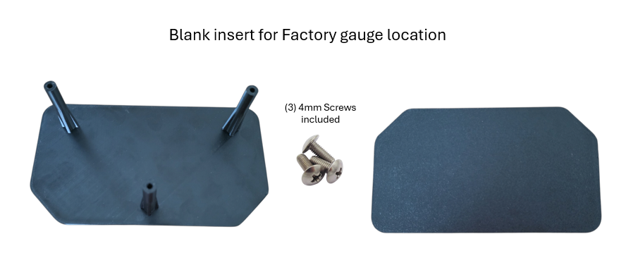 2019–2021 Honda Talon Gauge Relocation Enclosure – Standard Models