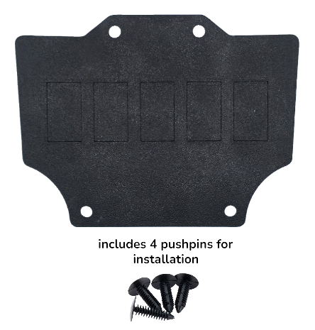 Honda Talon 5-Rocker Switch Plate – ABS Dash Mount