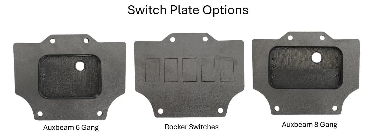 2022–2025 Live Valve Honda Talon Radio Kit – 9” Touchscreen with Backup Camera | Dash Enclosure &  Switch Relocation Plate