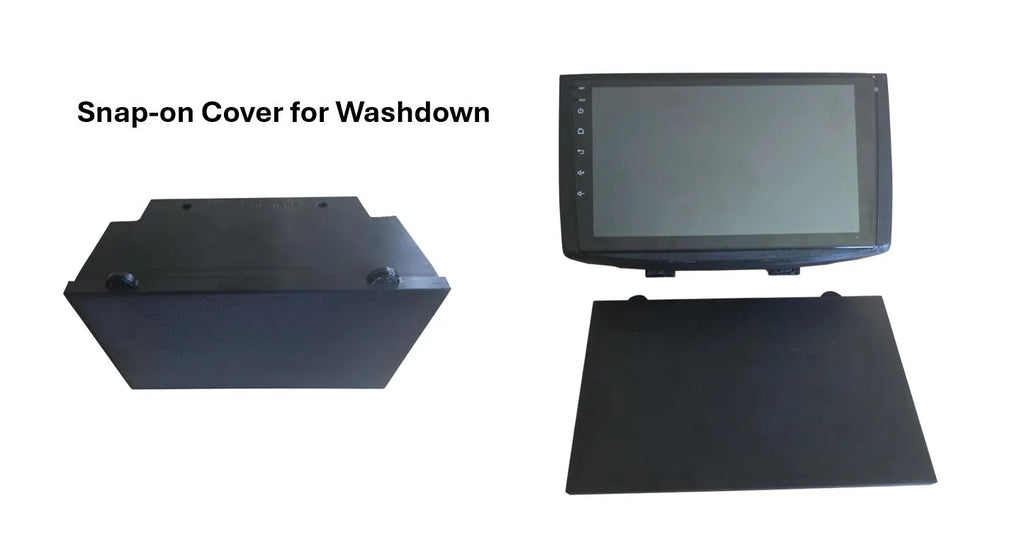 2019–2021 Standard Honda Talon Radio Kit – 9” Touchscreen with Backup Camera | Dash Enclosure & Gauge Relocation