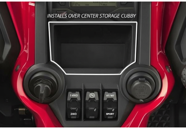 Honda Talon 5-Rocker Switch Plate – ABS Dash Mount